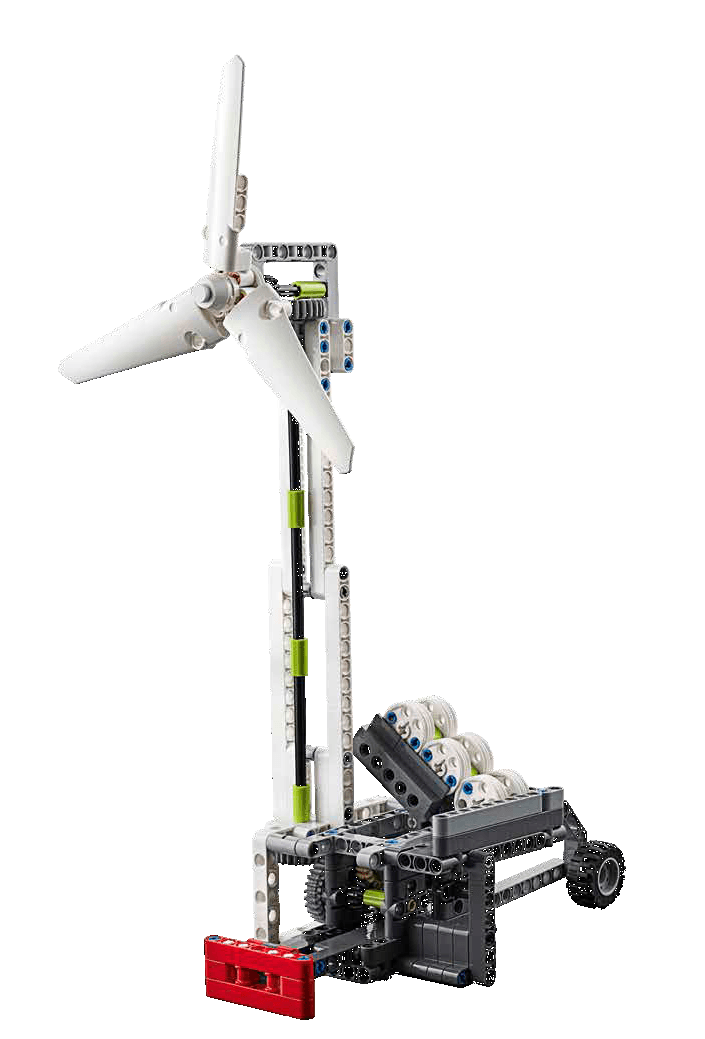 Model turbiny wiatrowej z klocków LEGO Education